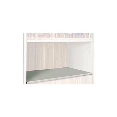 Datum Filing Systems Rotary File Cabinet Components, Letter Depth Flat Shelf, Bone White XFSLT-T15